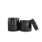 Pots En Plastique Noir PET 50g 100g et 200g Avec Couvercle Noir